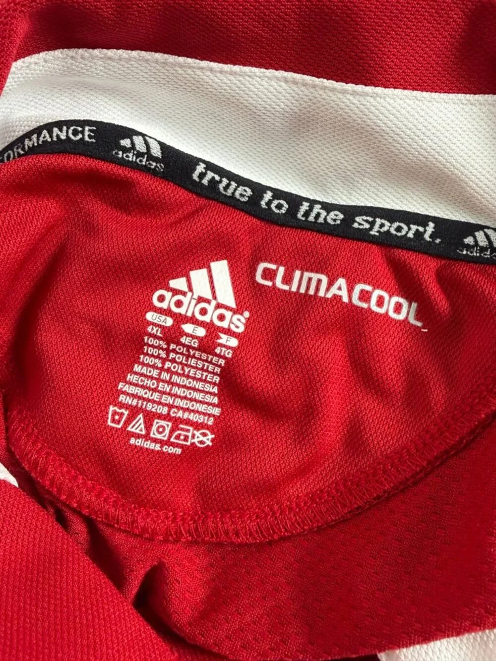Adidas Climacool Arkansas Razorbacks Embroidered Polo Shirt Mens 4XL Red New